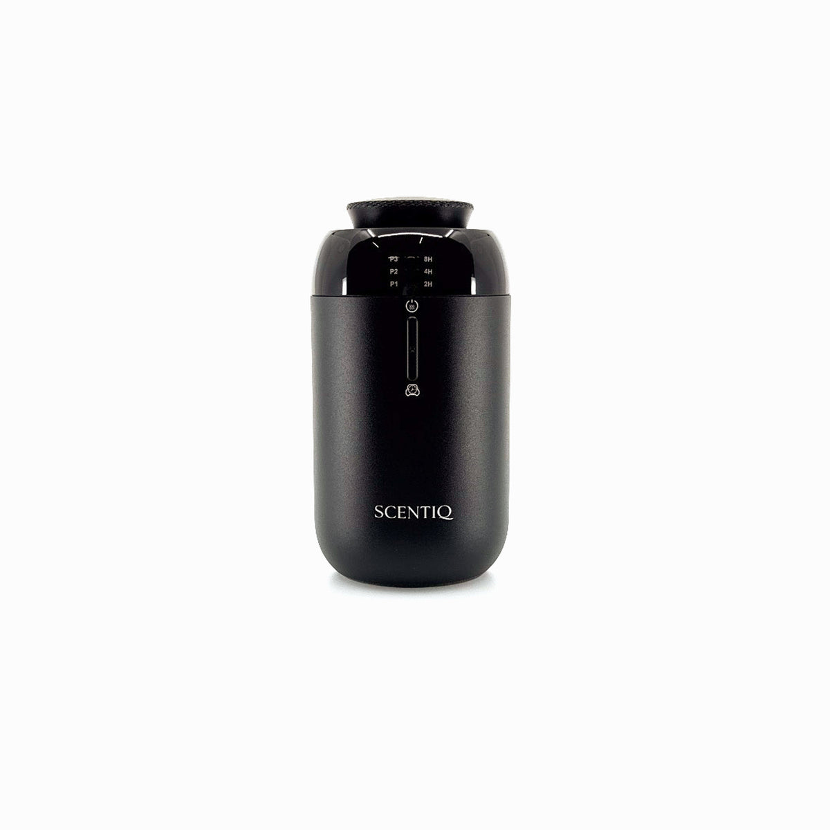 SCENTIQ MOVE Black – difuzor de parfum pentru mașină și casă, vedere din față
