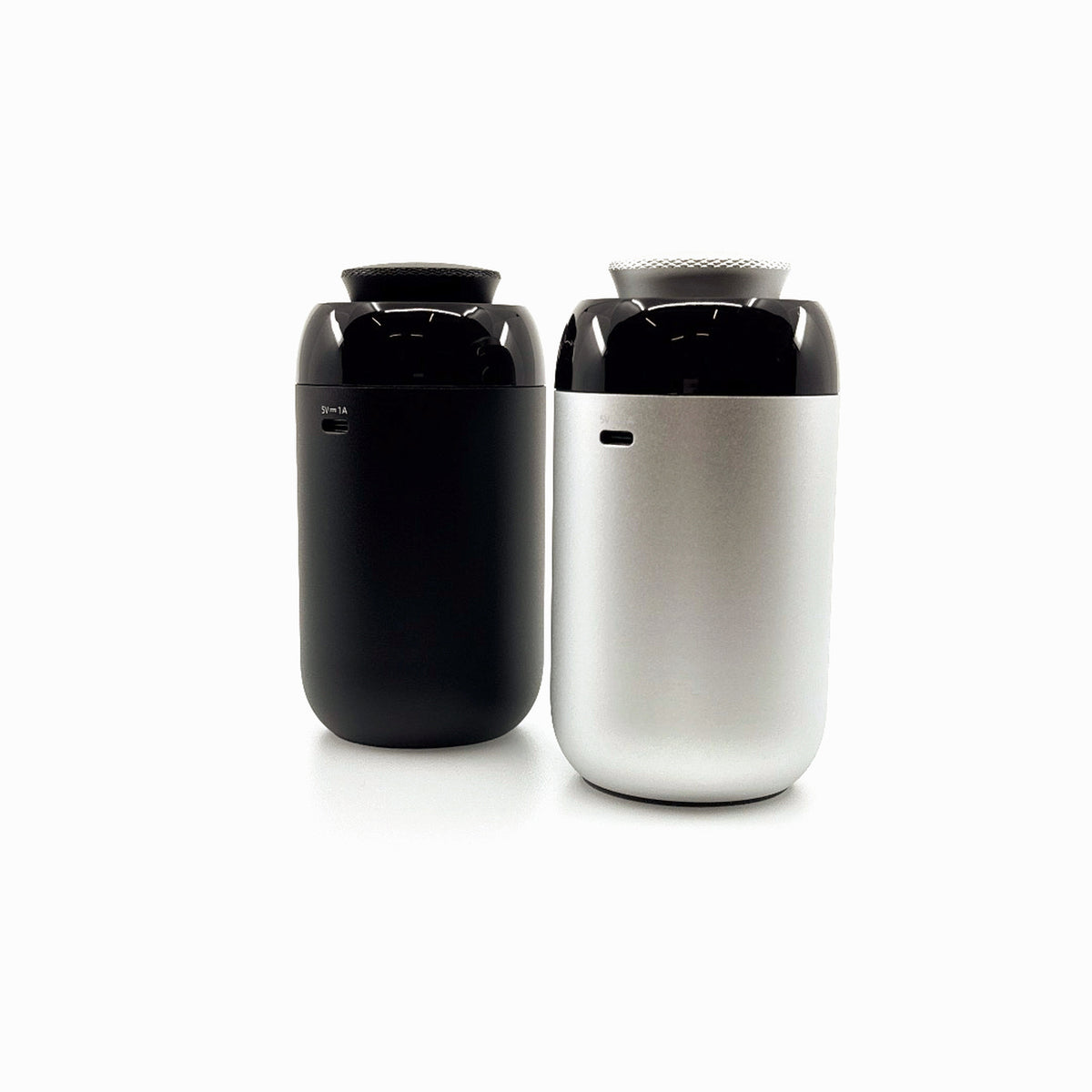 SCENTIQ MOVE Black și Silver – difuzoare de parfum portabile, vedere laterală