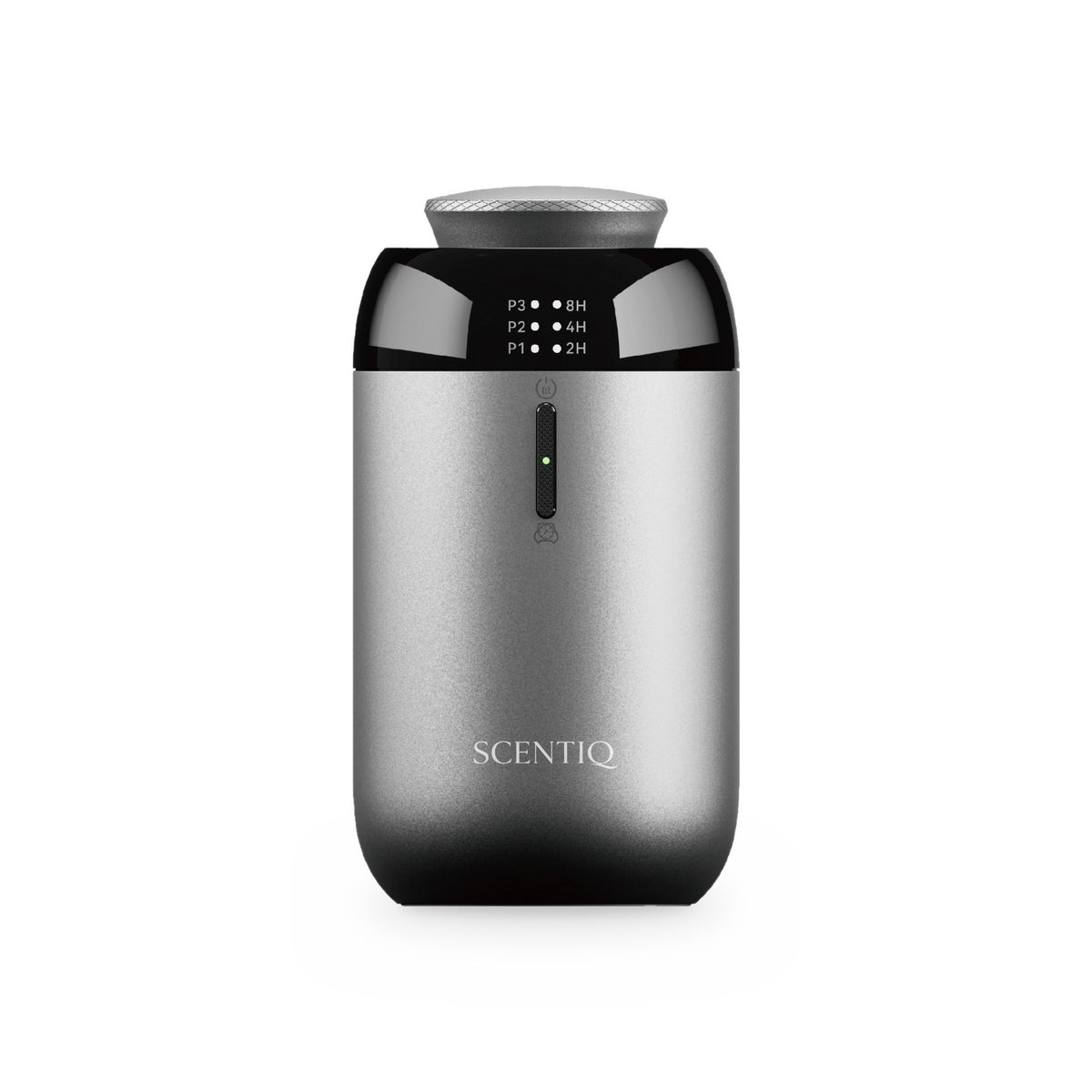 SCENTIQ MOVE Silver – difuzor de parfum pentru mașină și casă, cu logo SCENTIQ