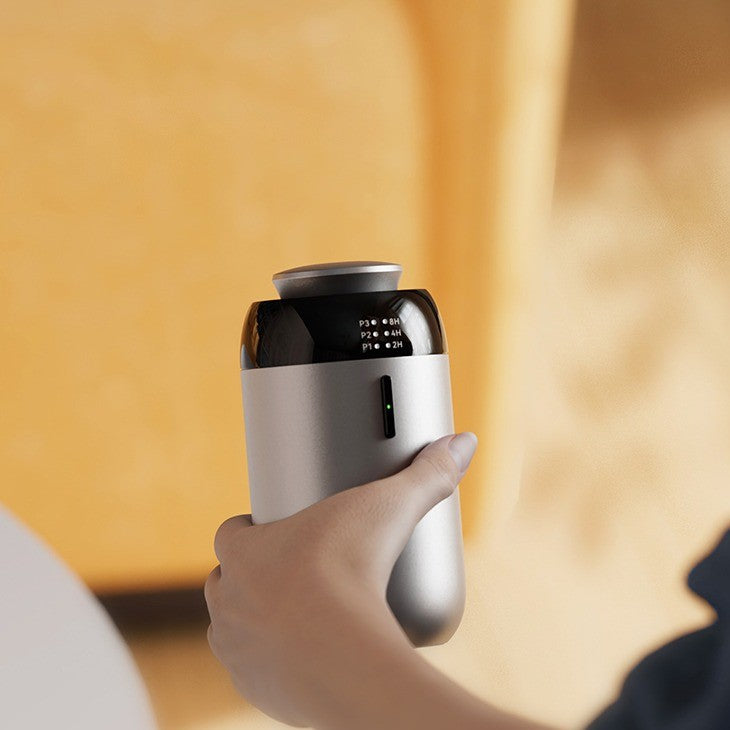 SCENTIQ MOVE Silver ținut în mână – difuzor de parfum compact
