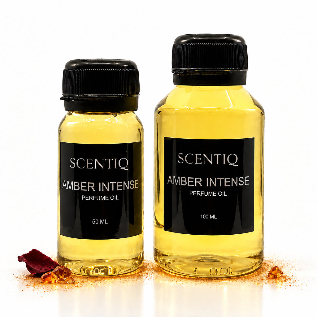 Scentiq Amber Intense - ulei parfumat pentru difuzor, 50 ml și 100 ml