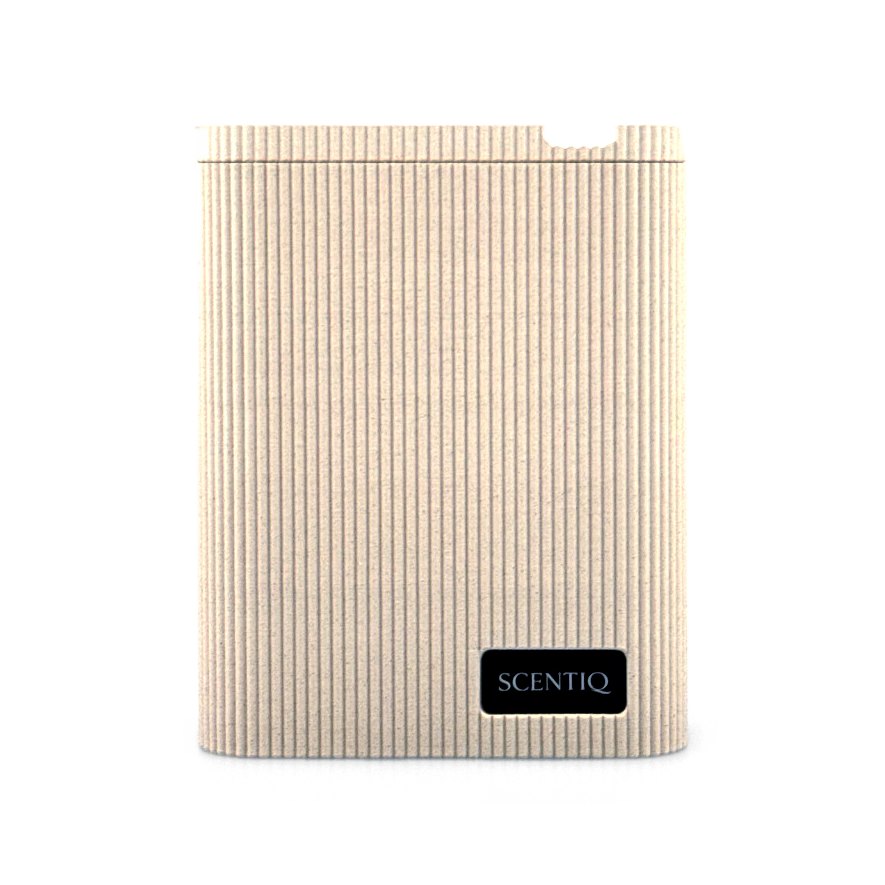 SCENTIQ STUDIO cu carcasă decorativă ARTEMA ivory, finisaj striat